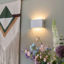 Set van 2 moderne wandlampen wit - Otan