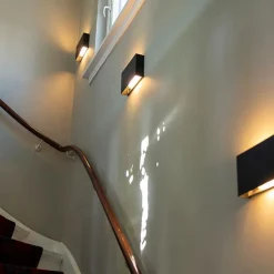 Set van 2 moderne wandlampen zwart - Otan