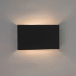 Set van 2 moderne wandlampen zwart - Otan