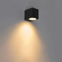 Set van 2 moderne wandlampen zwart IP44 - Baleno