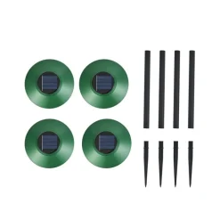 Set van 4 prikspots groen incl. LED IP44 solar - Mushroom