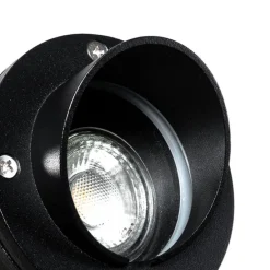 Set van 3 prikspots zwart incl. snoer en stekker IP65 - Done