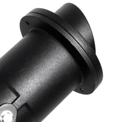 Set van 3 prikspots zwart incl. snoer en stekker IP65 - Done