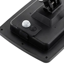 Set van 4 prikspots zwart incl. LED IP65 solar oplaadbaar - Garly