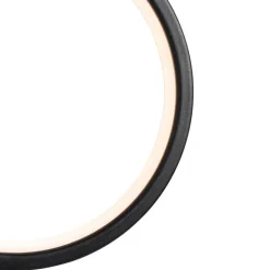 Set van 2 prikspots zwart 50cm incl. LED oplaadbaar en solar IP65 - Adalind