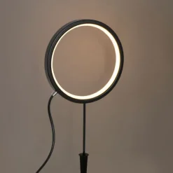 Set van 2 prikspots zwart 50cm incl. LED oplaadbaar en solar IP65 - Adalind