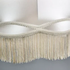 Set van 4 retro hanglampen crème 45 cm - Granny