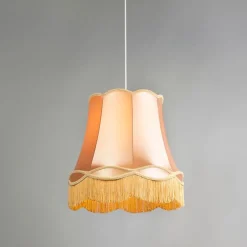 Set van 4 retro hanglampen gekleurd 45 cm - Granny