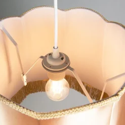 Set van 4 retro hanglampen goud 45 cm - Granny