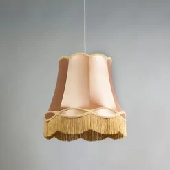 Set van 4 retro hanglampen goud 45 cm - Granny