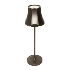 Set van 2 retro tafellampen donkerbrons oplaadbaar IP44 - Granny