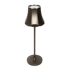 Set van 2 retro tafellampen donkerbrons oplaadbaar IP44 - Granny