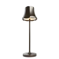 Set van 2 retro tafellampen donkerbrons oplaadbaar IP44 - Granny