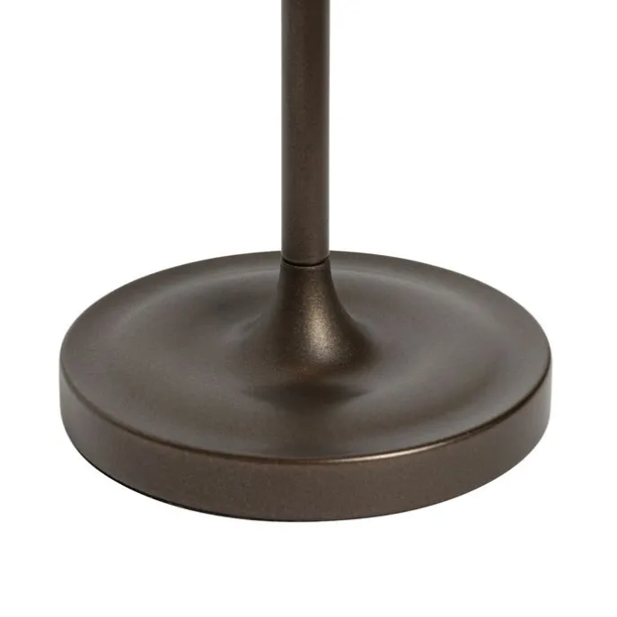 Set van 2 retro tafellampen donkerbrons oplaadbaar IP44 - Granny