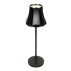 Set van 2 retro tafellampen zwart oplaadbaar IP44 - Granny