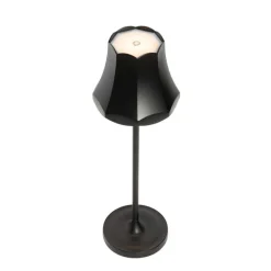 Set van 2 retro tafellampen zwart oplaadbaar IP44 - Granny