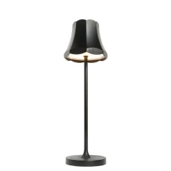 Set van 2 retro tafellampen zwart oplaadbaar IP44 - Granny