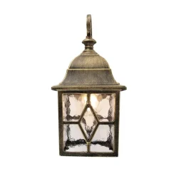 Set van 2 romantische buiten wandlantaarns brons - London