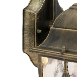 Set van 2 romantische buiten wandlantaarns brons - London