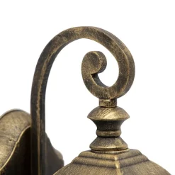 Set van 2 romantische buiten wandlantaarns brons - London