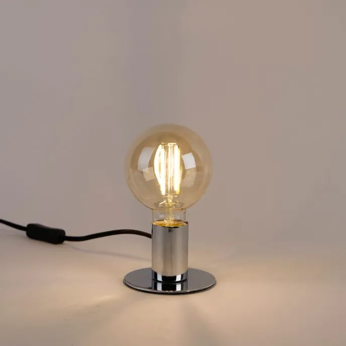 Set van 3 smart E27 dim to warm LED lampen G95 goldline 7W 806 lm 1800K - 3000K