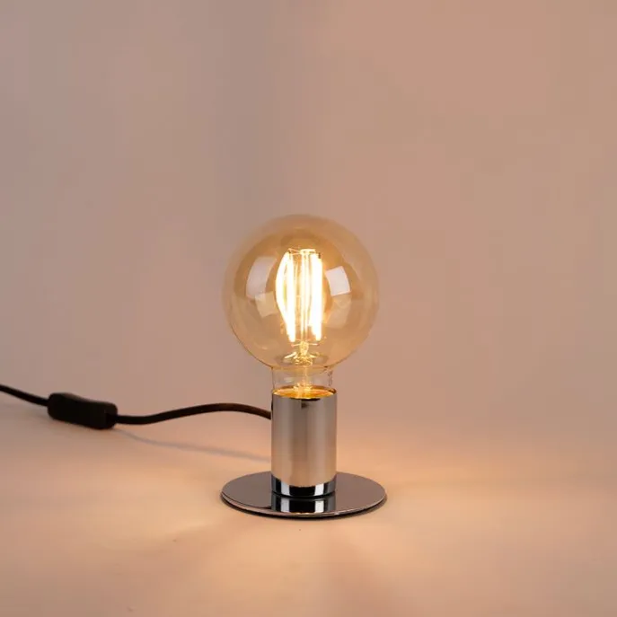 Set van 3 smart E27 dim to warm LED lampen G95 goldline 7W 806 lm 1800K - 3000K