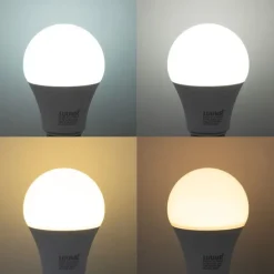 Set van 3 smart E27 dimbare LED lampen A60 9W 806 lm 2700K-6500K incl. Zigbee Smart Hub