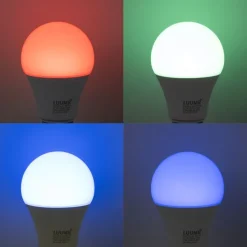 Set van 3 smart E27 dimbare LED lampen A60 9W 806 lm 2700K-6500K incl. Zigbee Smart Hub