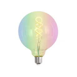 Set van 5 Smart E27 dimbare LED lampen G125 helder RGBW 4W 250 lm 2700K