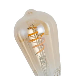 Set van 5 Smart E27 dimbare LED lampen ST64 amber 4.9W 320 lm 2500K