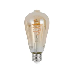 Set van 5 Smart E27 dimbare LED lampen ST64 amber 4.9W 320 lm 2500K