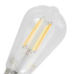 Set van 5 Smart E27 dimbare LED lampen ST64 helder 7W 806 lm 2700-6500K