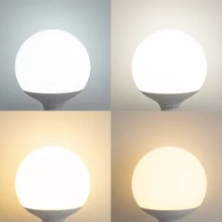 Set van 5 Smart E27 LED lampen G120 mat RGBW 9W 806 lm 2700-6500K