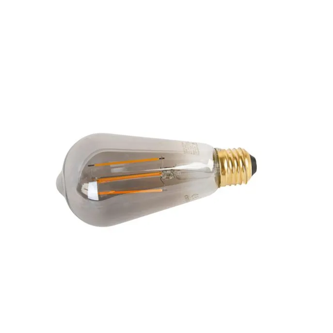 Set van 2 smart E27 LED lampen ST64 smoke 7W 400 lm 1800K