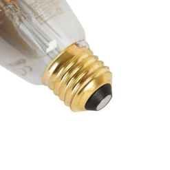 Set van 2 smart E27 LED lampen ST64 smoke 7W 400 lm 1800K