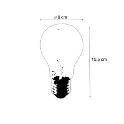 Set van 5 Smart E27 LED lamp A60 mat 7W 806 lm 1800-4000K