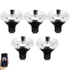 Set van 5 Smart GU10 dimbare LED lamp AR70 6W 500 lm 2200 - 6500K