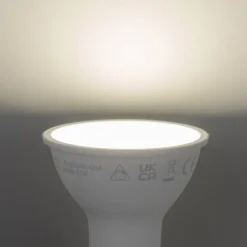 Set van 5 Smart GU10 50mm dimbare LED lampen opaal 7W 630 lm 4000K