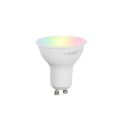 Set van 5 Smart GU10 50mm dimbare LED lampen opaal 4.7W 400 lm 2700-6500K