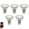 Set van 5 Smart GU10 50mm LED lampen helder 4.7W 345 lm 2200-4000K