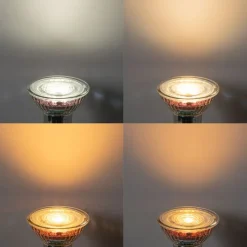 Set van 5 Smart GU10 50mm LED lampen helder 4.7W 345 lm 2200-4000K