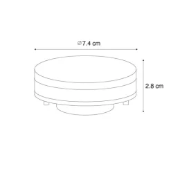 Set van 3 smart GX53 dimbare LED lampen RGB 9W 806LM 2700K-6500K incl. Zigbee Smart Hub