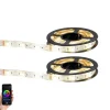 Set van 2 smart LED strips RGBW en dimbaar in kelvin 2 m incl. driver