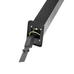 Set van 3 smart staande buitenlampen zwart 65cm IP44 - Baleno