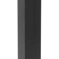 Set van 3 smart staande buitenlampen zwart 65cm IP44 - Baleno