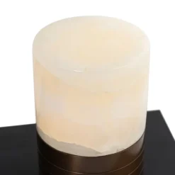 Set van 2 tafellampen donkerbrons RGBW oplaadbaar - Alessia