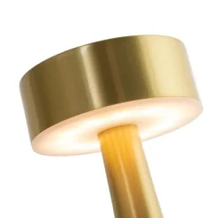 Set van 2 tafellampen goud RGBW oplaadbaar - Isobel