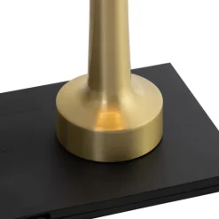 Set van 2 tafellampen goud RGBW oplaadbaar - Isobel