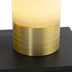 Set van 2 tafellampen goud RGBW oplaadbaar - Alessia