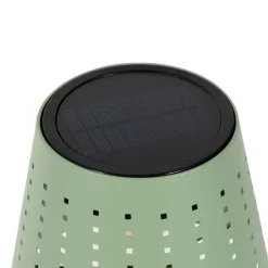 Set van 2 tafellampen groen oplaadbaar en solar - Ferre